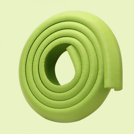Meidong Baby Proofing Edge & Corner Guards Protector Set Child Safety Furniture Bumper Table Protectors Pre-Taped Corners Safe Edge & Corner Cushion [6.5ft Edge ] Green